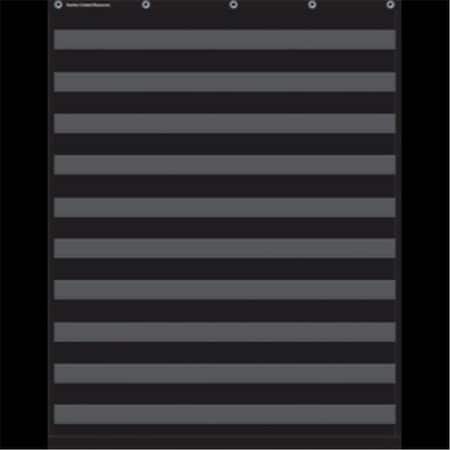 Roomfactory Black 10 Pocket Chart RO284709